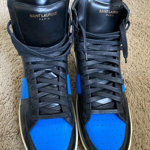 YSL men's high top sneakers